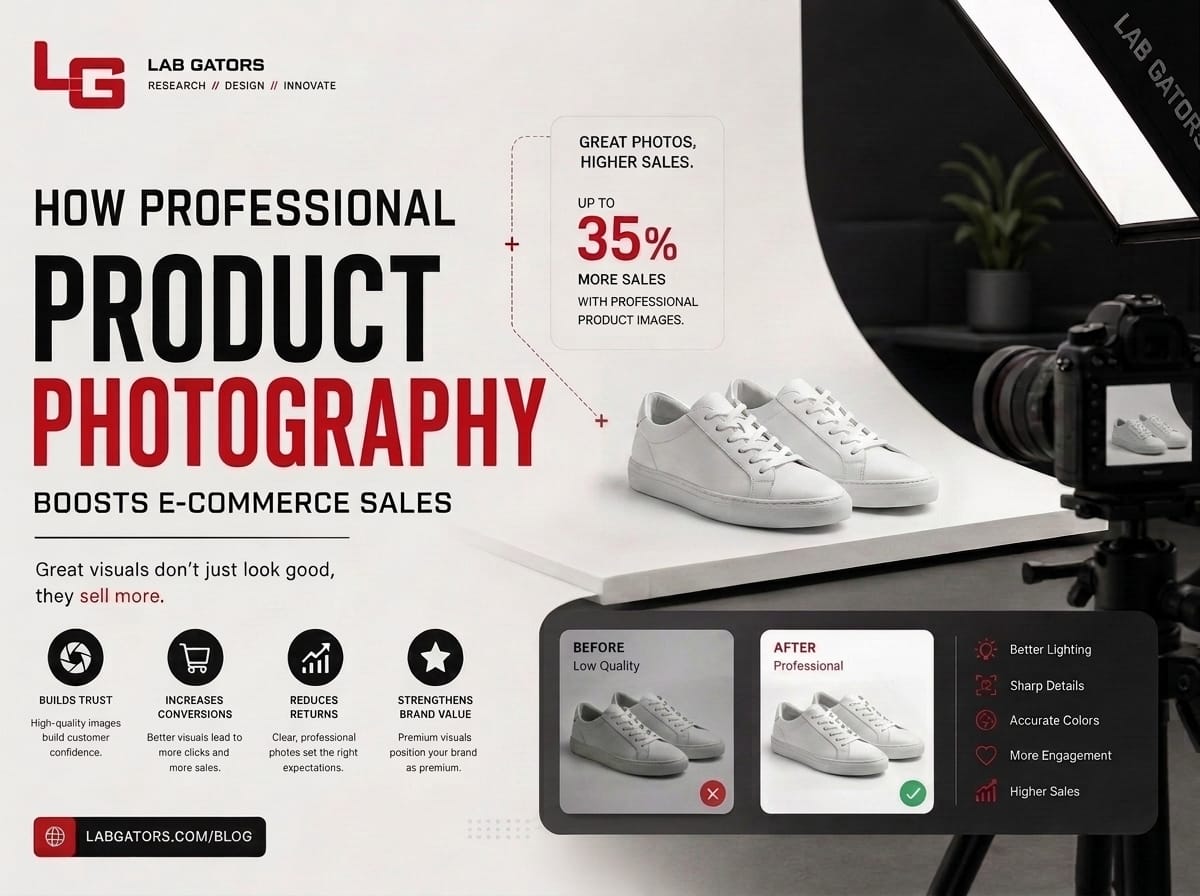 How Professional Product Photography Boosts E-commerce Sales